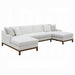 Acme Furniture - Valiant Sectional Sofa W/4 Pillows - LV01881 - GreatFurnitureDeal