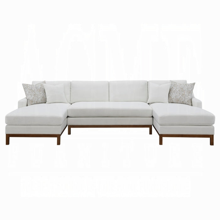 Acme Furniture - Valiant Sectional Sofa W/4 Pillows - LV01881 - GreatFurnitureDeal