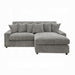 Acme Furniture - Tavia Reversible Sectional Sofa W/6 Pillows - LV01882 - GreatFurnitureDeal