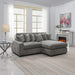 Acme Furniture - Tavia Reversible Sectional Sofa W/6 Pillows - LV01882 - GreatFurnitureDeal