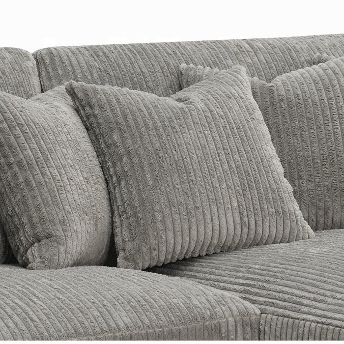 Acme Furniture - Tavia Reversible Sectional Sofa W/6 Pillows - LV01882 - GreatFurnitureDeal