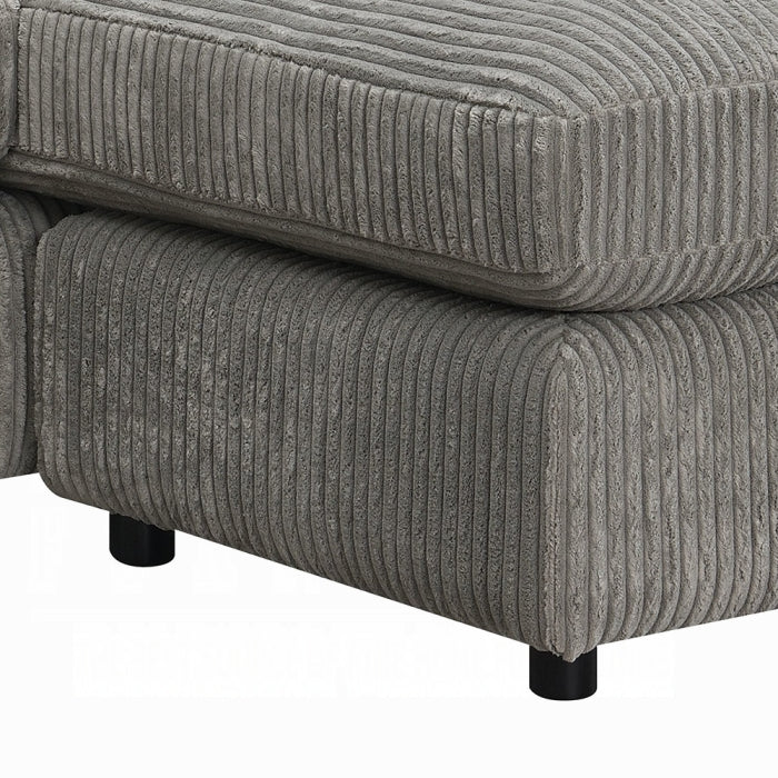 Acme Furniture - Tavia Reversible Sectional Sofa W/6 Pillows - LV01882 - GreatFurnitureDeal