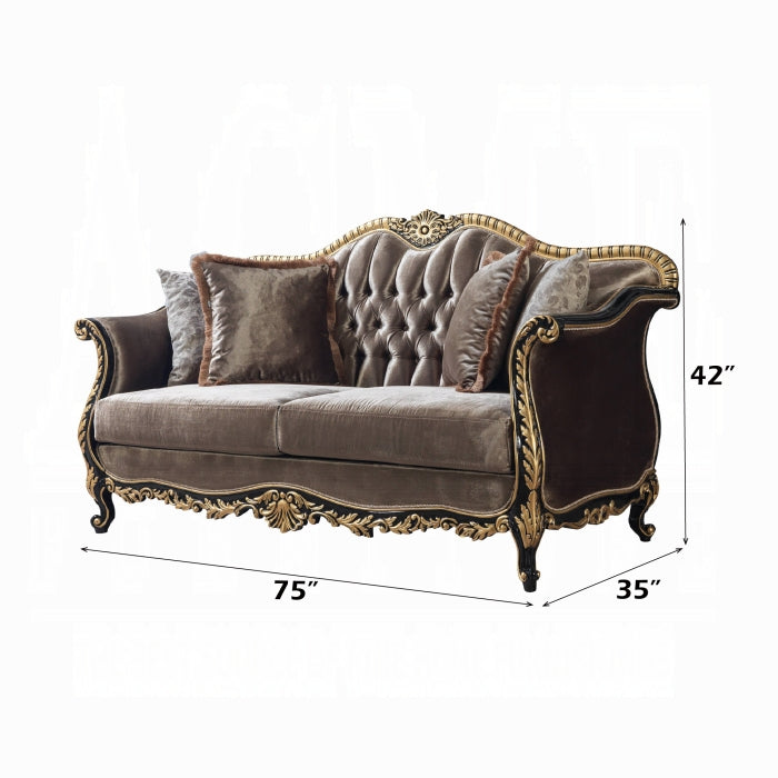 Acme Furniture - Betria Loveseat W/4 Pillows - LV01888 - GreatFurnitureDeal
