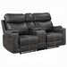 Acme Furniture - Hirah Motion Loveseat w/Console & USB Port - LV02571 - GreatFurnitureDeal