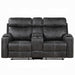 Acme Furniture - Hirah Motion Loveseat w/Console & USB Port - LV02571 - GreatFurnitureDeal