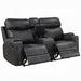 Acme Furniture - Hirah Motion Loveseat w/Console & USB Port - LV02571 - GreatFurnitureDeal