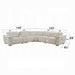 Acme Furniture - Dayana Power Motion Sectional Sofa - LV02680 - GreatFurnitureDeal