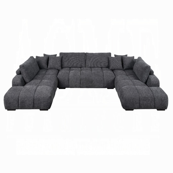 Acme Furniture - Chosen Sectional Sofa w/6 Pillows - LV02840 - GreatFurnitureDeal