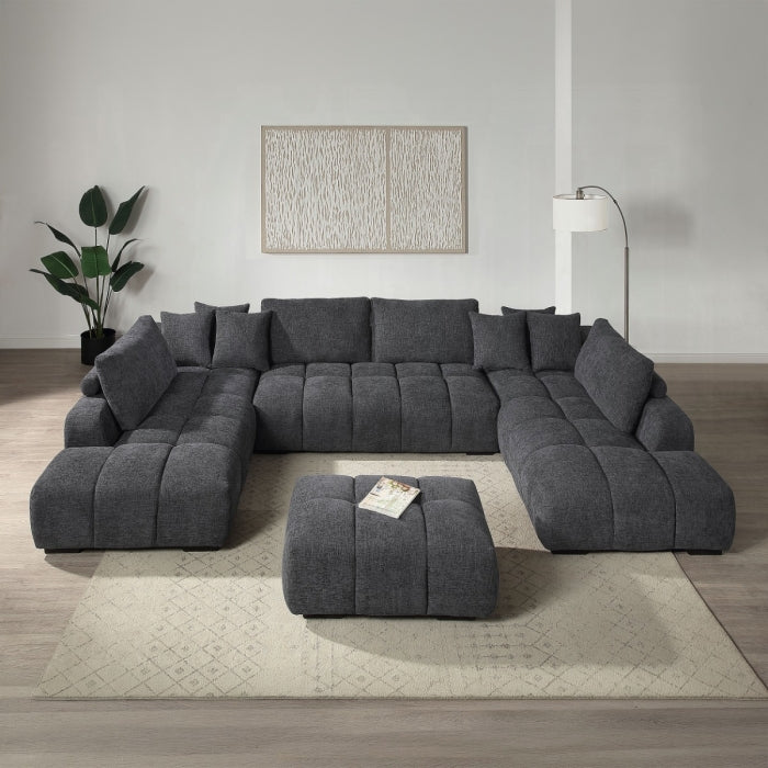 Acme Furniture - Chosen Sectional Sofa w/6 Pillows - LV02840 - GreatFurnitureDeal