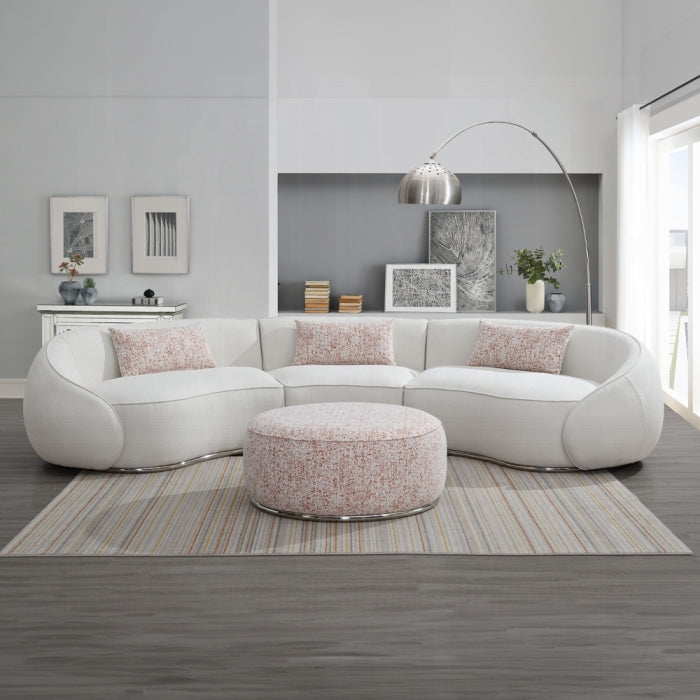 Acme Furniture - Sahara Sectional Sofa W/3 Pillows - LV03010 - GreatFurnitureDeal