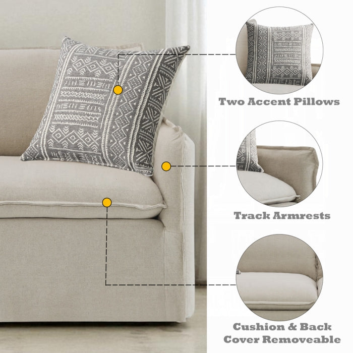 Acme Furniture - Upendo Loveseat W/2 Pillows - LV03081 - GreatFurnitureDeal