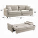 Acme Furniture - Haran Sofa w/Sleeper - LV03130 - GreatFurnitureDeal