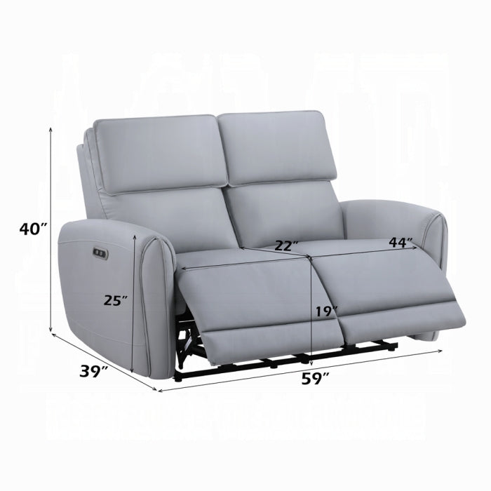 Acme Furniture - Jeromie Power Motion Loveseat w/USB Port - LV03336 - GreatFurnitureDeal