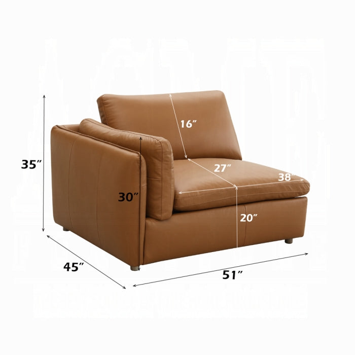 Acme Furniture - Brighton Modular Left Facing Arm Chair - LV03370 - GreatFurnitureDeal