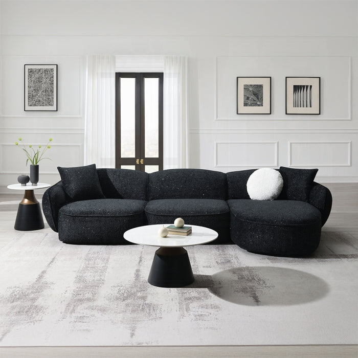 Acme Furniture - Lucifer Sectional Sofa w/3 Pillows - LV03525 - GreatFurnitureDeal