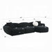 Acme Furniture - Lucifer Sectional Sofa w/3 Pillows - LV03525 - GreatFurnitureDeal