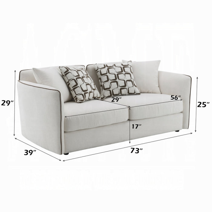 Acme Furniture - Yolanda Loveseat w/4 Pillows - LV03606 - GreatFurnitureDeal