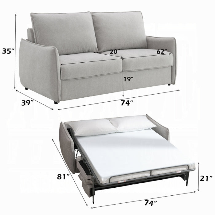 Acme Furniture - Jinn Sofa w/Sleeper - LV03615 - GreatFurnitureDeal