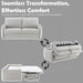 Acme Furniture - Jinn Sofa w/Sleeper - LV03615 - GreatFurnitureDeal