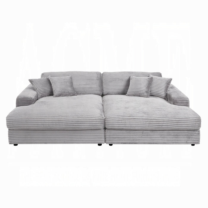 Acme Furniture - Hilde Sectional Sofa w/4 Pillows - LV03680 - GreatFurnitureDeal