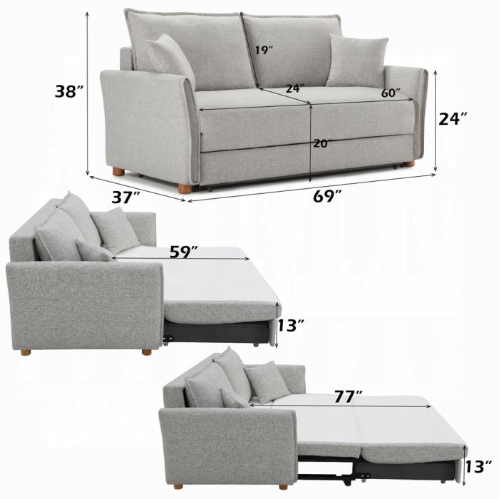 Acme Furniture - Oran Sofa w/Sleeper - LV03800 - GreatFurnitureDeal