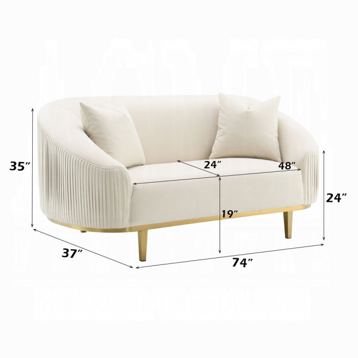 Acme Furniture - Martina Loveseat w/2 Pillows - LV03851 - GreatFurnitureDeal