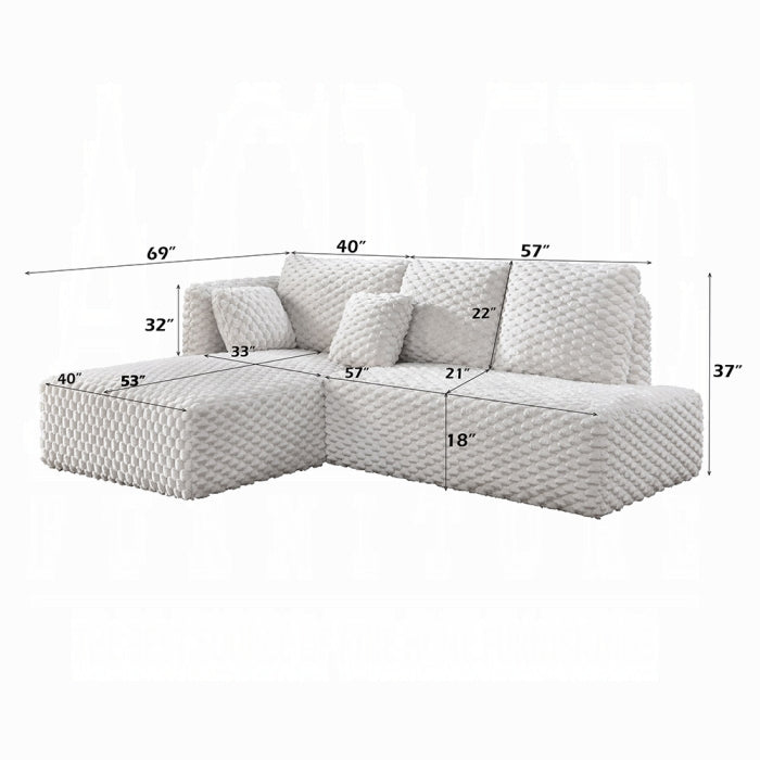 Acme Furniture - Manya Sectional Sofa - LV04260 - GreatFurnitureDeal