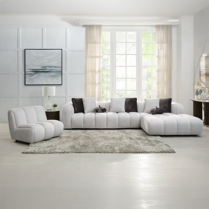 Acme Furniture - Manilla Sectional Sofa w/8 Pillows - LV04320 - GreatFurnitureDeal