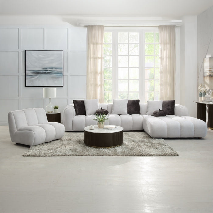 Acme Furniture - Manilla Sectional Sofa w/8 Pillows - LV04320 - GreatFurnitureDeal