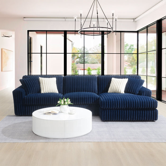 Acme Furniture - Breton Sectional Sofa w/4 Pillows - LV04400 - GreatFurnitureDeal