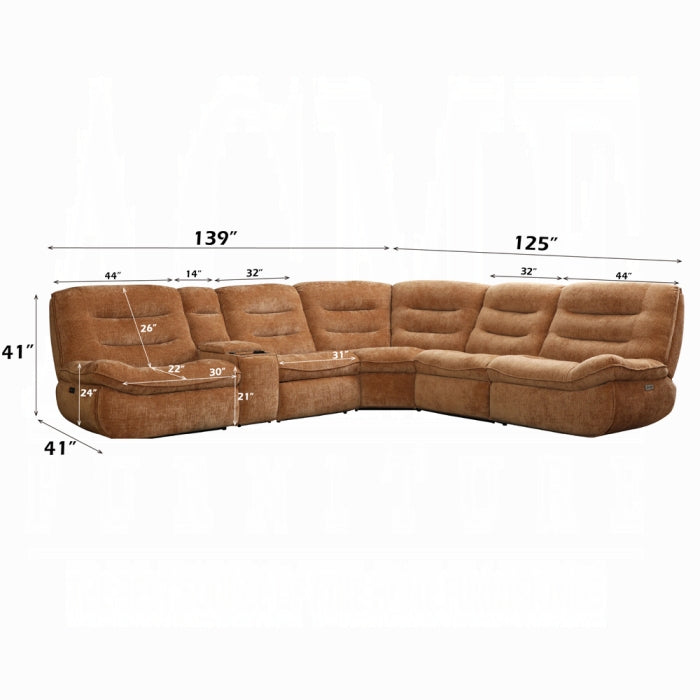 Acme Furniture - Emmy Power Motion Sectional Sofa - LV04650 - GreatFurnitureDeal