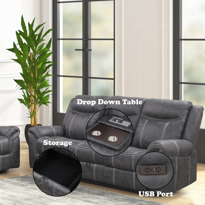 Acme Furniture - Zubaida Power Motion w/Drop Down Table - LV04670 - GreatFurnitureDeal