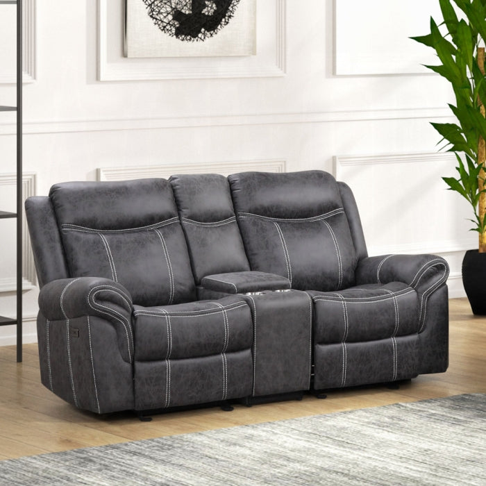 Acme Furniture - Zubaida Power Glider Motion Loveseat w/USB - LV04671 - GreatFurnitureDeal