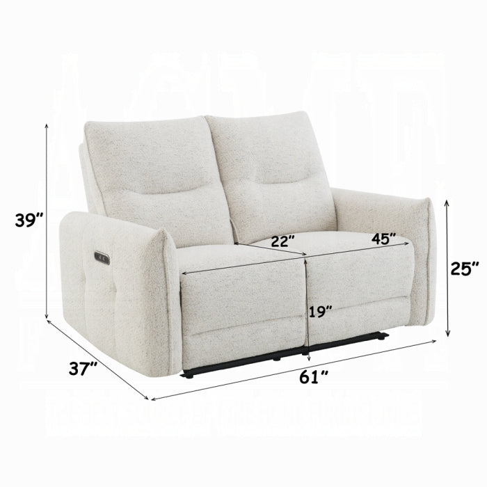 Acme Furniture - Lalisa Power Motion Loveseat w/USB Port - LV04781 - GreatFurnitureDeal