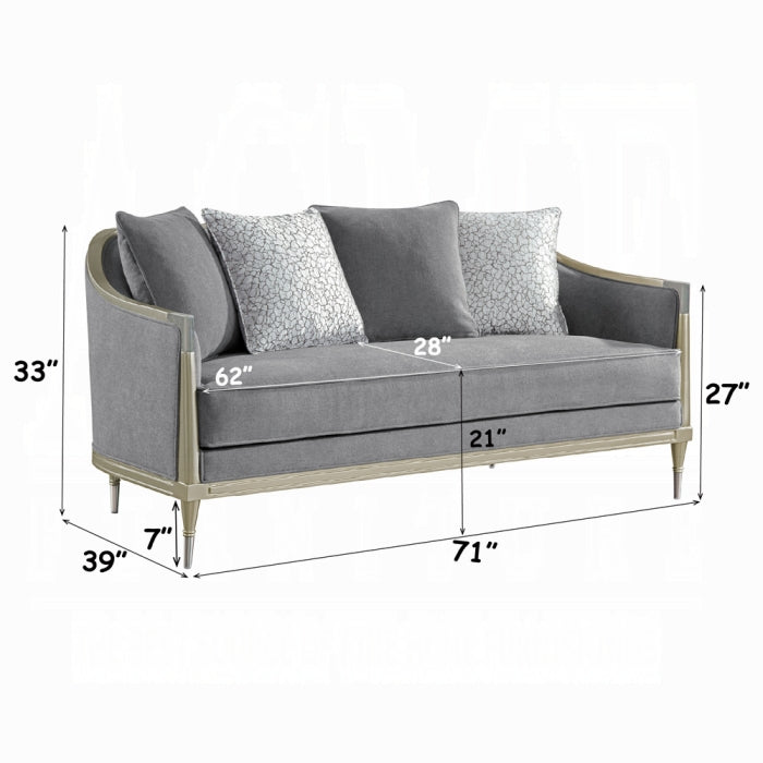Acme Furniture - Fernando Loveseat w/4 Pillows - LV04821 - GreatFurnitureDeal