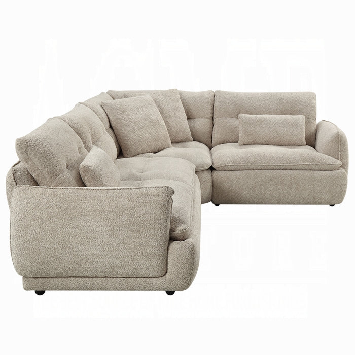 Acme Furniture - Jonina Sectional Sofa w/4 Pillows - LV04840 - GreatFurnitureDeal