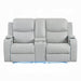 Acme Furniture - Elonzo Power Motion Loveseat w/Console, LED, Power Headrest & Speaker - LV05901 - GreatFurnitureDeal