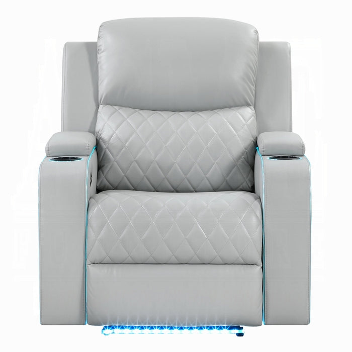 Acme Furniture - Elonzo Power Motion Recliner w w/LED, Power Headrest & Speaker - LV05902 - GreatFurnitureDeal