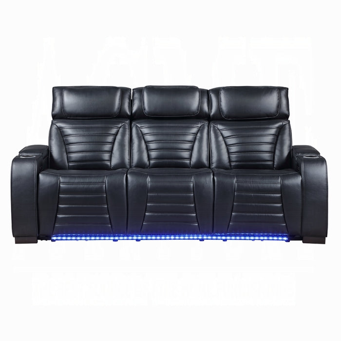 Acme Furniture - Ephron Power Motion Sofa W/Dropdown Table - LV06080 - GreatFurnitureDeal