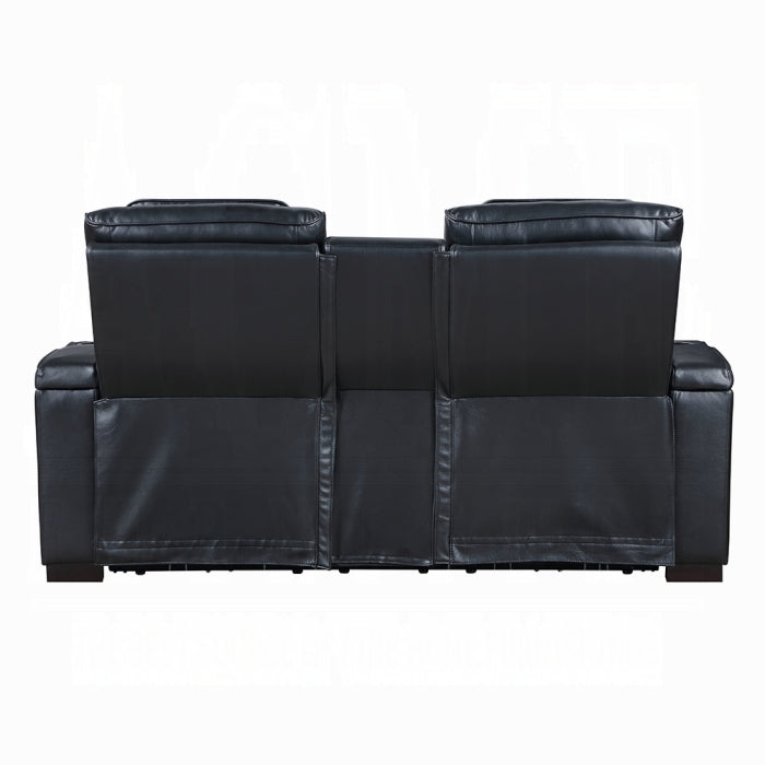 Acme Furniture - Ephron Power Motion Loveseat W/ Console, Power Headrests, LED & Speakers - LV06081 - GreatFurnitureDeal