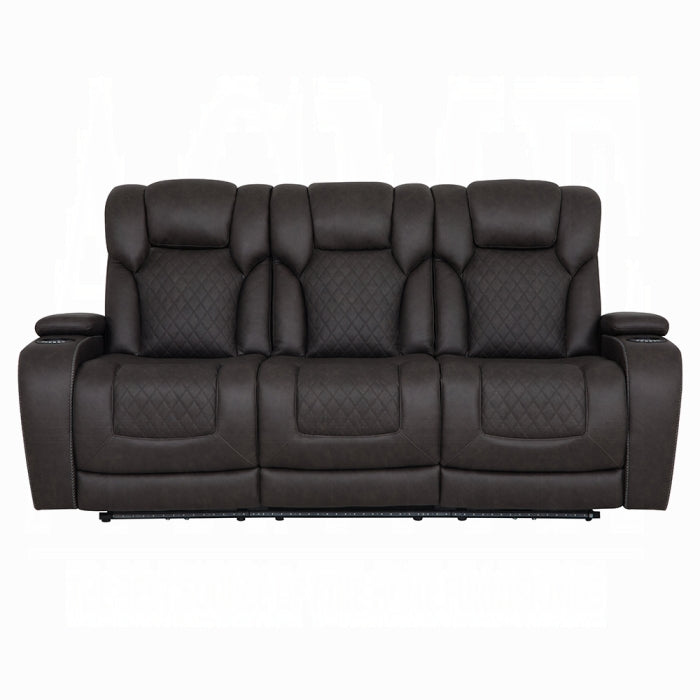 Acme Furniture - Wendell Power Motion Sofa w/Dropdown Table - LV06220 - GreatFurnitureDeal