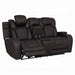 Acme Furniture - Wendell Power Motion Loveseat w/Console, Wireless Charger, Storage, USB & LED - LV06221 - GreatFurnitureDeal