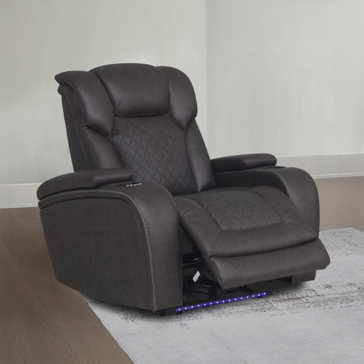 Acme Furniture - Wendell Power Motion Recliner w/Storage, USB & LED - LV06222 - GreatFurnitureDeal