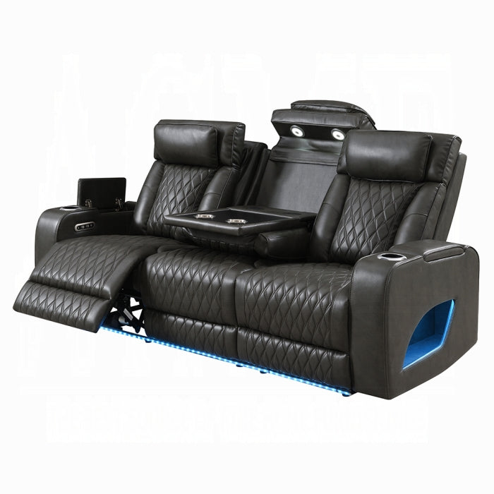 Acme Furniture - Taddeo Power Motion Sofa w/Power Headrest - LV06230 - GreatFurnitureDeal