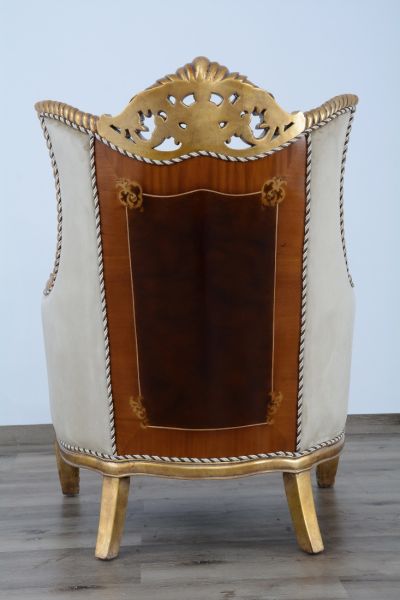 European Furniture - Maggiolini Luxury Chair - Antique Dark Bronze - 31054-C - GreatFurnitureDeal