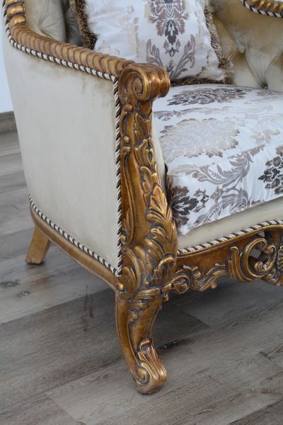 European Furniture - Maggiolini Luxury Chair - Antique Dark Bronze - 31054-C - GreatFurnitureDeal