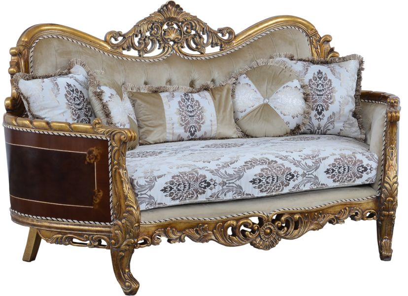 European Furniture - Maggiolini Luxury Loveseat - Antique Dark Bronze - 31054-L - GreatFurnitureDeal