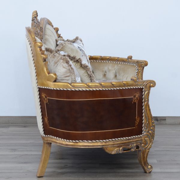 European Furniture - Maggiolini Luxury Loveseat - Antique Dark Bronze - 31054-L - GreatFurnitureDeal