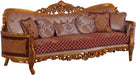 European Furniture - Modigliani III Luxury Sofa in Red and Gold - 31058-S - GreatFurnitureDeal