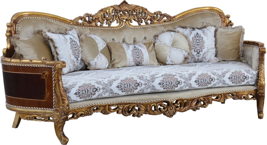 European Furniture - Maggiolini Luxury Sofa - Antique Dark Bronze - 31054-S - GreatFurnitureDeal